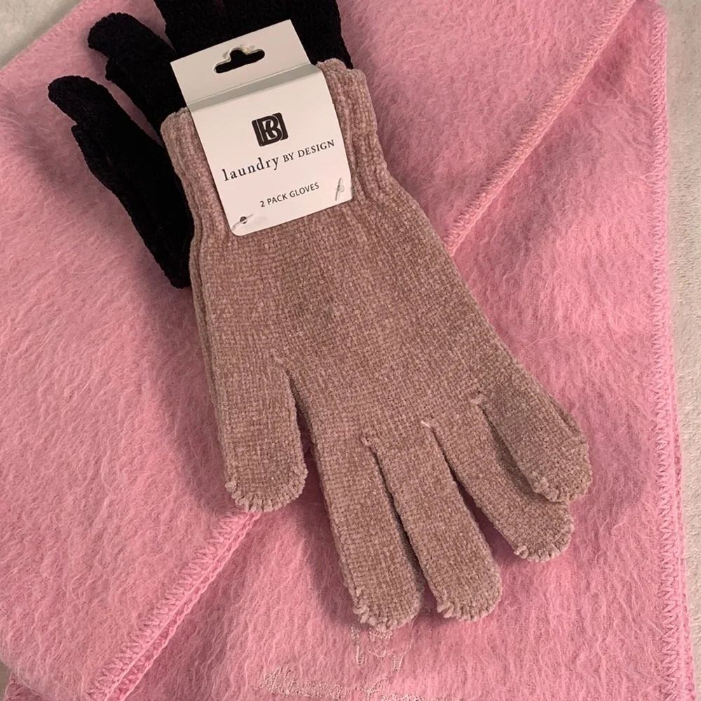 Camargo Peruvian Alpaca Fringe Scarf and Gloves